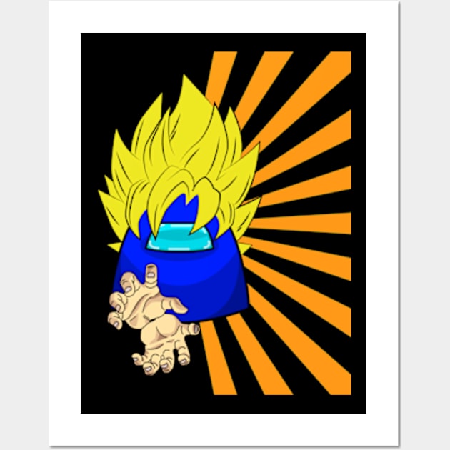 Vegeta Us Wall Art by dolanjaran